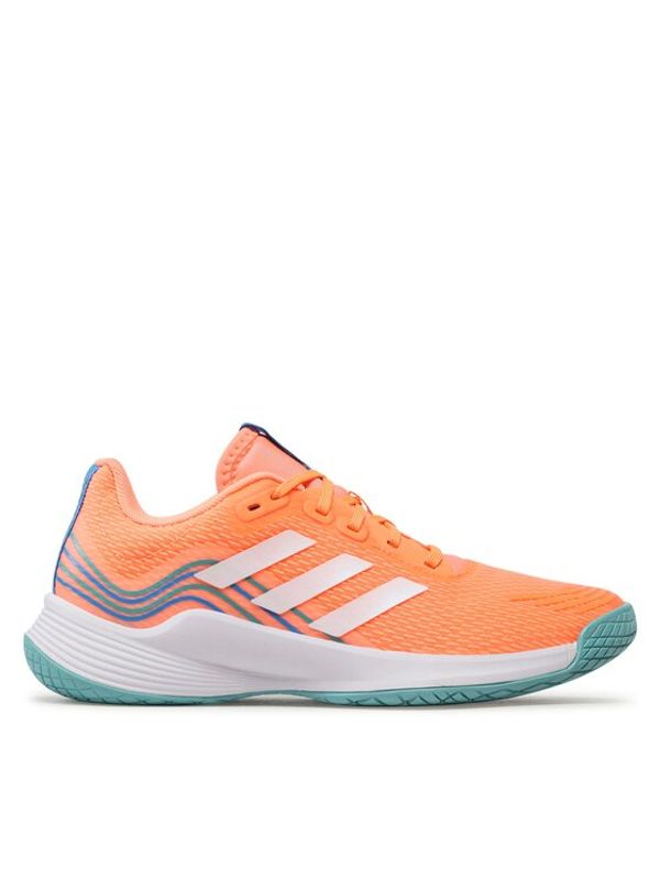 adidas adidas Čevlji za športe v zaprtih prostorih Novaflight Primegreen GX1266 Oranžna