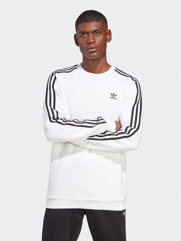 adidas adidas Jopa Adicolor Classics 3-Stripes Crew Sweatshirt IA4862 Bela Regular Fit