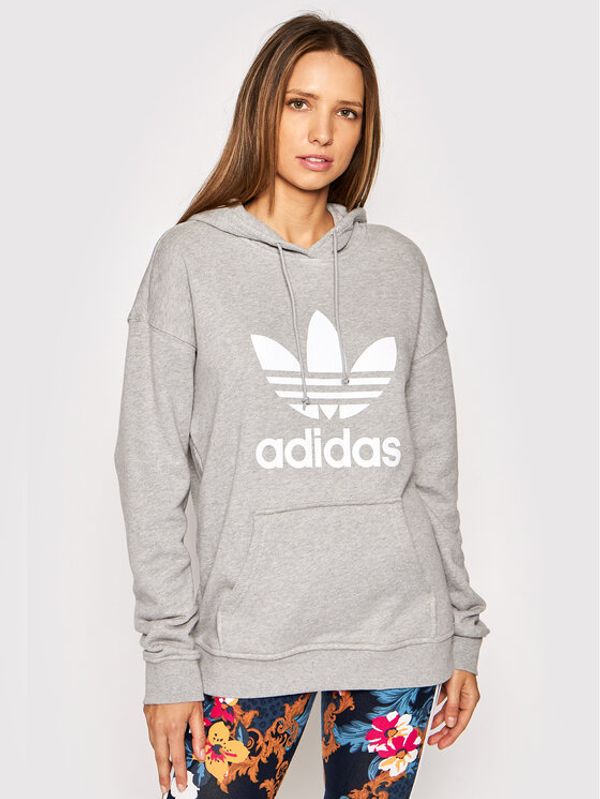 adidas adidas Jopa adicolor Trefoil H33589 Siva Relaxed Fit