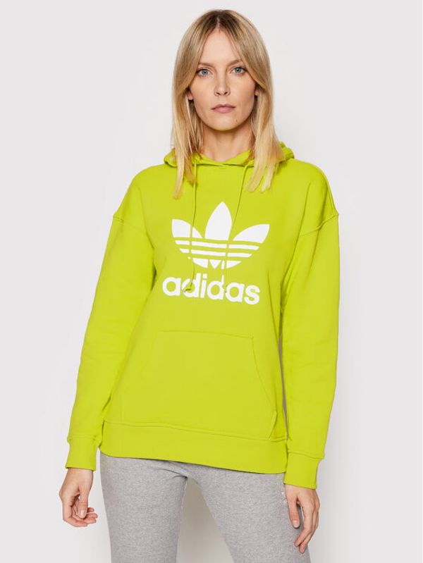 adidas adidas Jopa adicolor Trefoil HE6950 Zelena Regular Fit