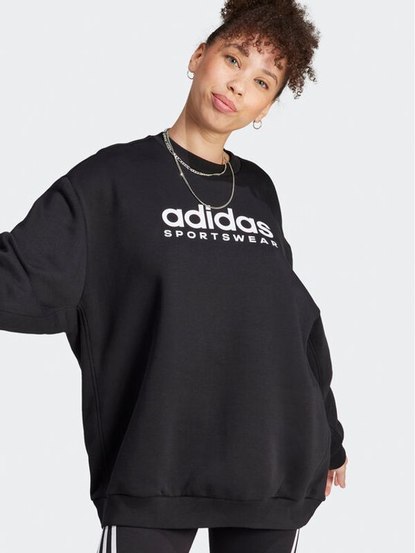 adidas adidas Jopa ALL SZN Fleece Graphic HZ5740 Črna Loose Fit