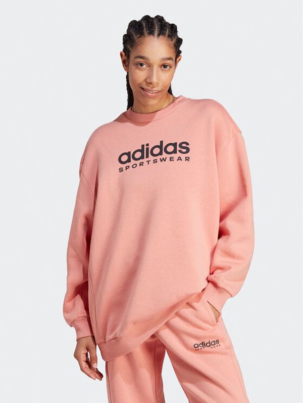 adidas adidas Jopa ALL SZN Fleece Graphic IL3242 Oranžna Loose Fit