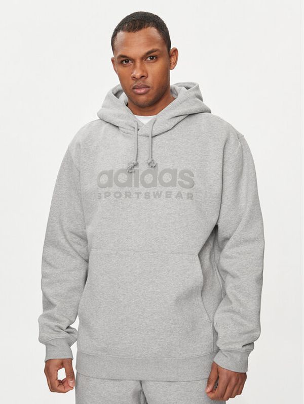 adidas adidas Jopa ALL SZN Fleece Graphic IW1205 Siva Loose Fit