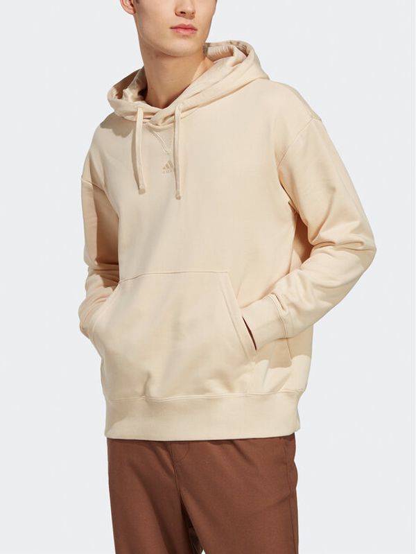 adidas adidas Jopa ALL SZN French Terry Hoodie IC9768 Bež Loose Fit