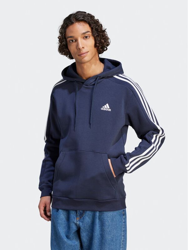 adidas adidas Jopa Essentials Fleece 3-Stripes IJ6473 Mornarsko modra Regular Fit