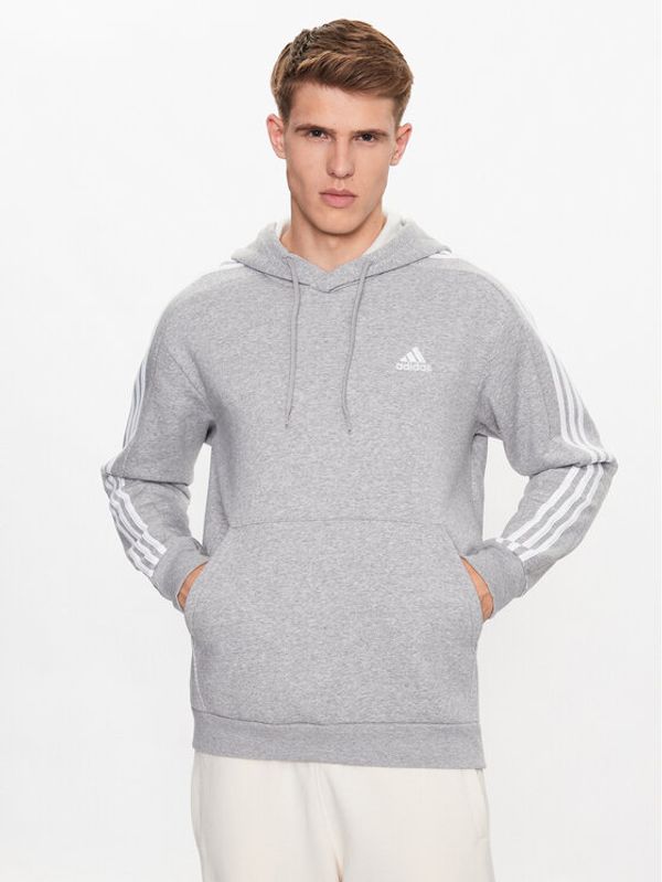 adidas adidas Jopa Essentials Fleece 3-Stripes IJ6474 Siva Regular Fit