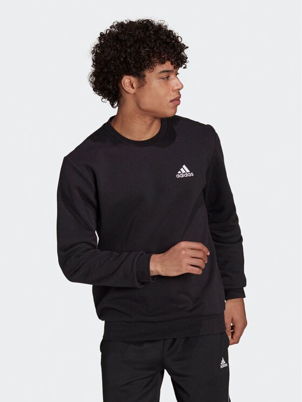adidas adidas Jopa Essentials Fleece Sweatshirt GV5295 Črna Regular Fit