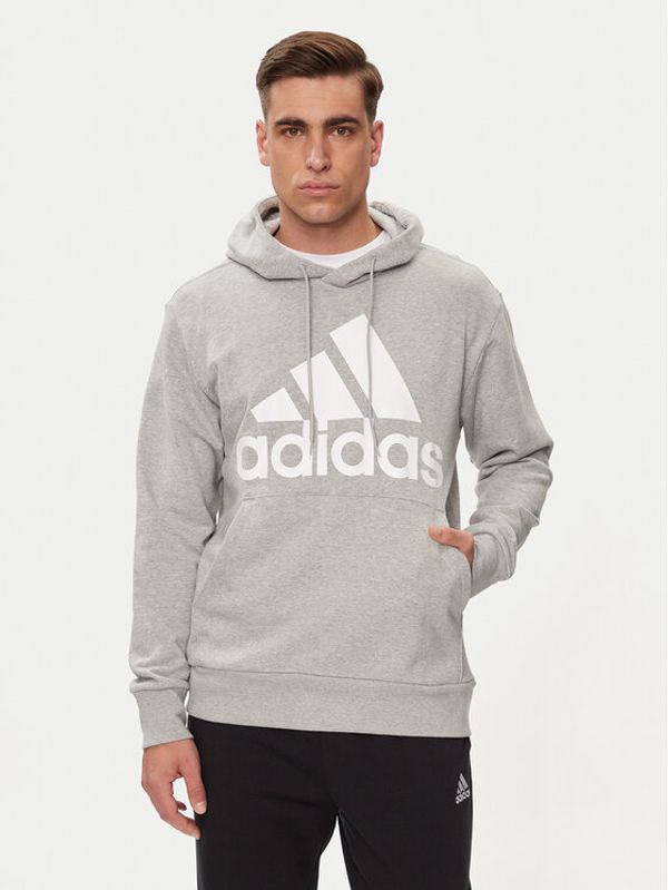 adidas adidas Jopa Essentials French Terry Big Logo IC9364 Siva Regular Fit