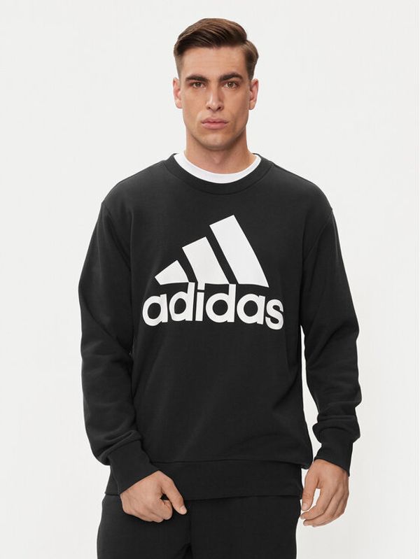 adidas adidas Jopa Essentials French Terry Big Logo Sweatshirt IC9324 Črna Regular Fit