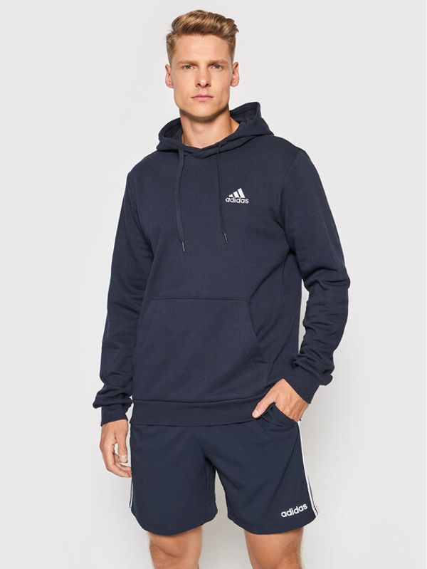 adidas adidas Jopa FeelCozy Hoodie H12216 Mornarsko modra Regular Fit