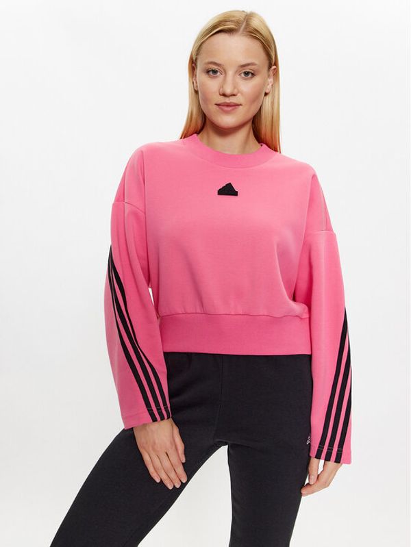 adidas adidas Jopa Future Icons 3-Stripes Sweatshirt IL3054 Roza Loose Fit