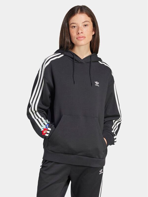 adidas adidas Jopa Graphics Floral IU2515 Črna Loose Fit