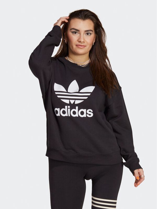 adidas adidas Jopa Trefoil Crew IB7431 Črna Regular Fit