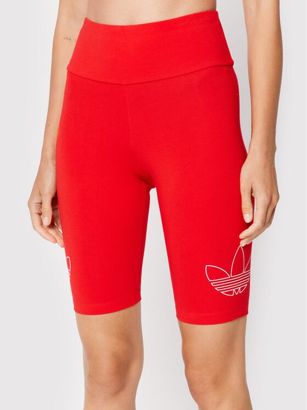 adidas adidas Kolesarske kratke hlače Bike HK5171 Rdeča Tight Fit