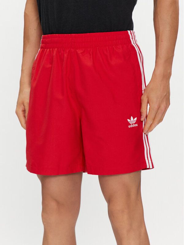 adidas adidas Kopalne hlače Originals Adicolor 3-Stripes Swim Shorts H44768 Rdeča