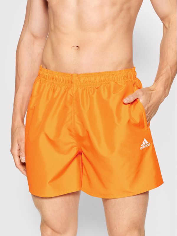 adidas adidas Kopalne hlače Solid Swim HA0375 Oranžna Regular Fit