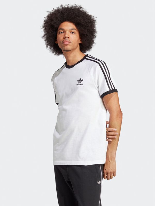 adidas adidas Majica Adicolor Classics 3-Stripes T-Shirt IA4846 Bela Slim Fit