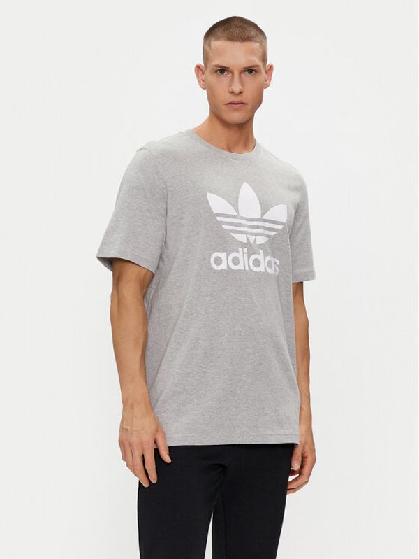 adidas adidas Majica Adicolor Classics Trefoil T-Shirt IA4817 Siva Regular Fit