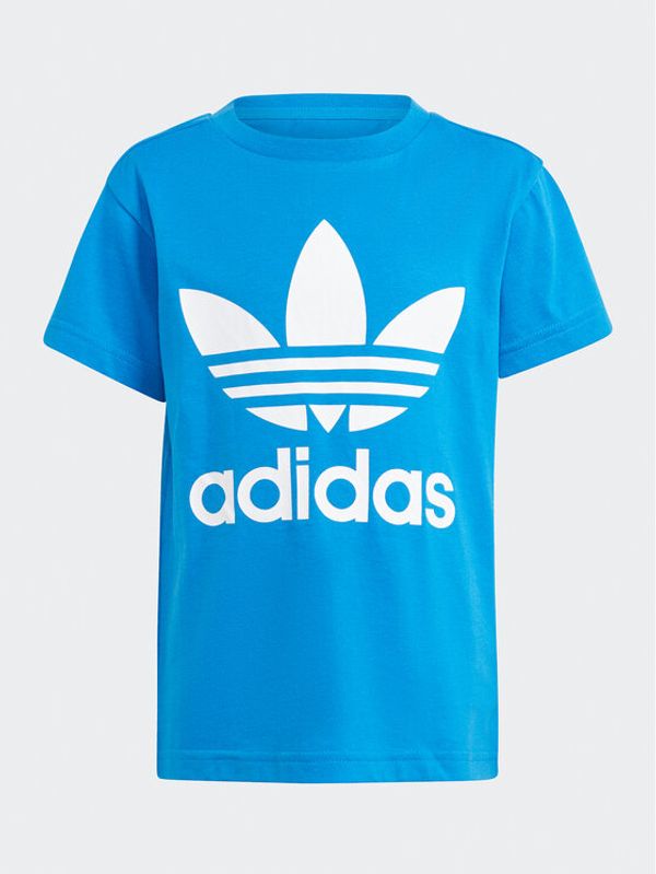 adidas adidas Majica adicolor Trefoil IR6885 Modra Regular Fit