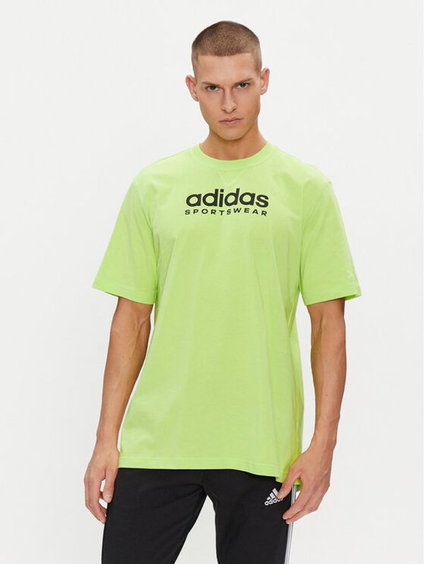 adidas adidas Majica All SZN Graphic IJ9433 Rumena Loose Fit