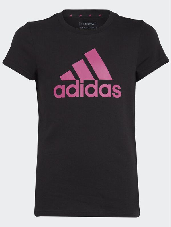 adidas adidas Majica Essentials Big Logo Cotton T-Shirt IC6122 Črna Slim Fit