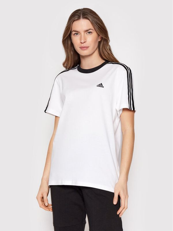 adidas adidas Majica Essentials H10201 Bela Relaxed Fit