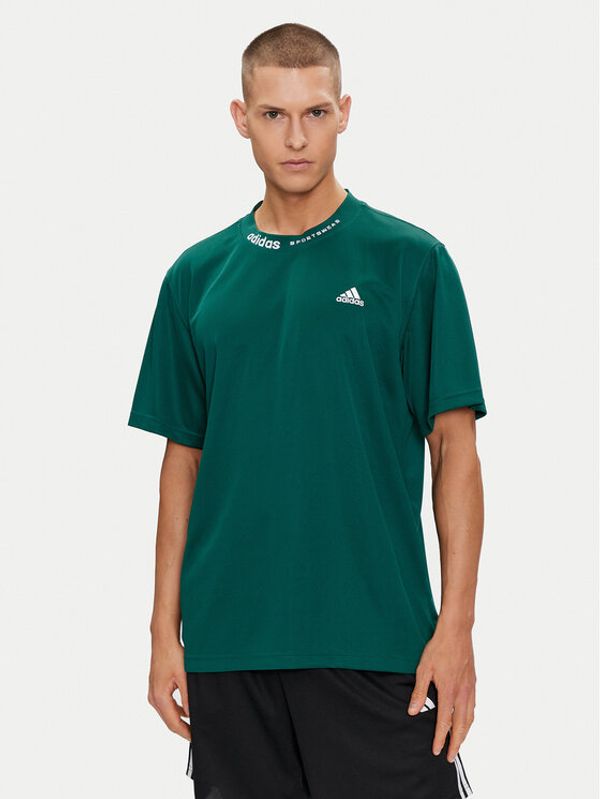 adidas adidas Majica IJ6462 Zelena Loose Fit