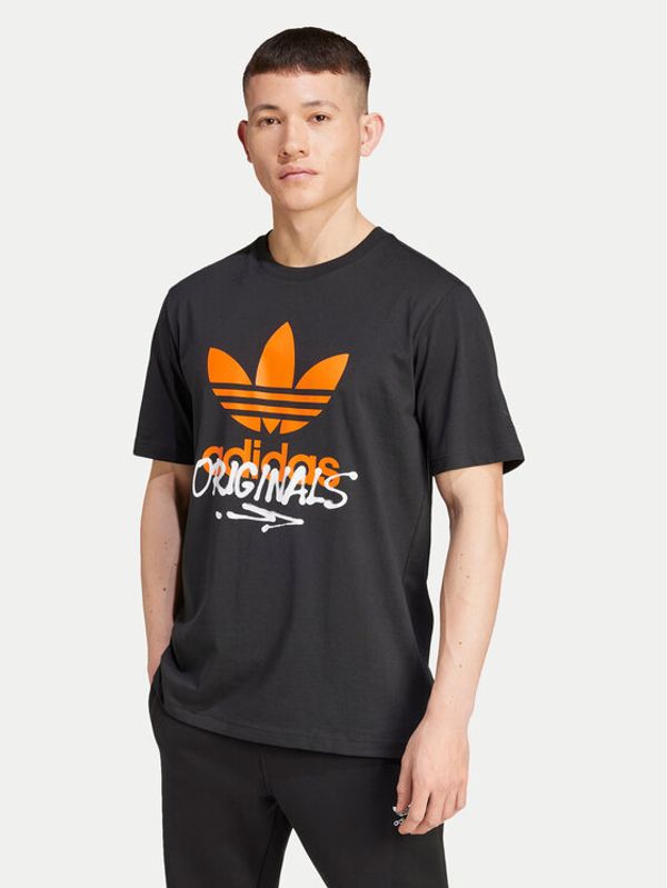 adidas adidas Majica Supply Street IZ2578 Črna Regular Fit