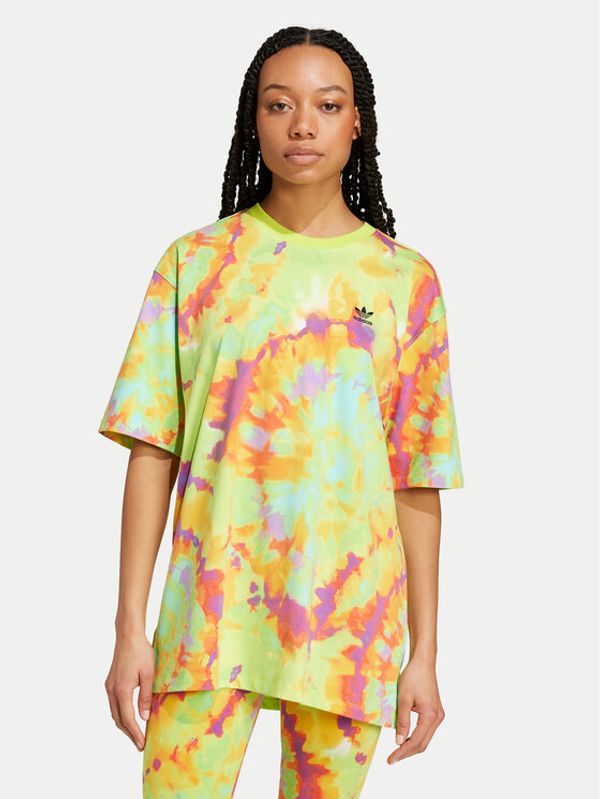 adidas adidas Majica Tie-Dyed IY7595 Pisana Loose Fit