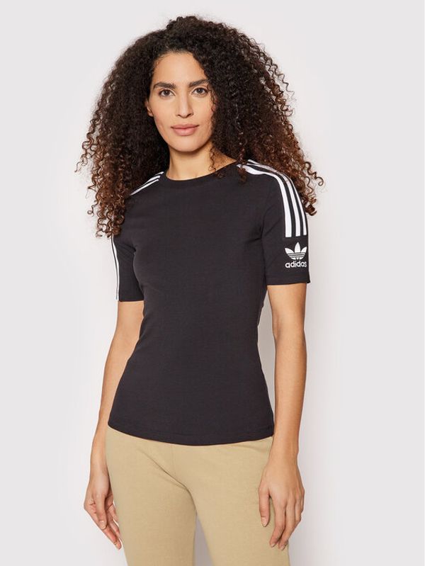 adidas adidas Majica Tight Tee FM2592 Črna Slim Fit