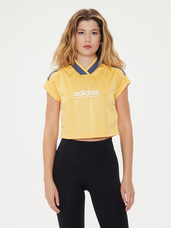 adidas adidas Majica Tiro Summer IS0726 Rumena Slim Fit