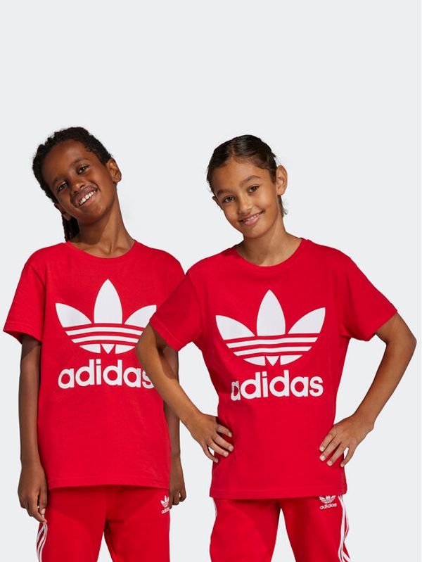 adidas adidas Majica Trefoil T-Shirt IB9929 Rdeča Regular Fit