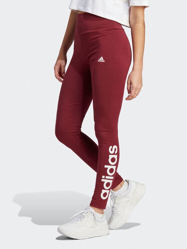 adidas adidas Pajkice ESSENTIALS HIGH-WAISTED LOGO IM2856 Rdeča Tight Fit