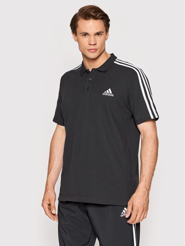 adidas adidas Polo majica Aeroready Essentials Pique GK9097 Črna Regular Fit