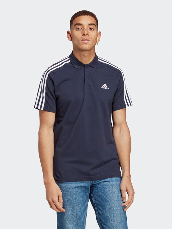 adidas adidas Polo majica Essentials IC9311 Mornarsko modra Regular Fit