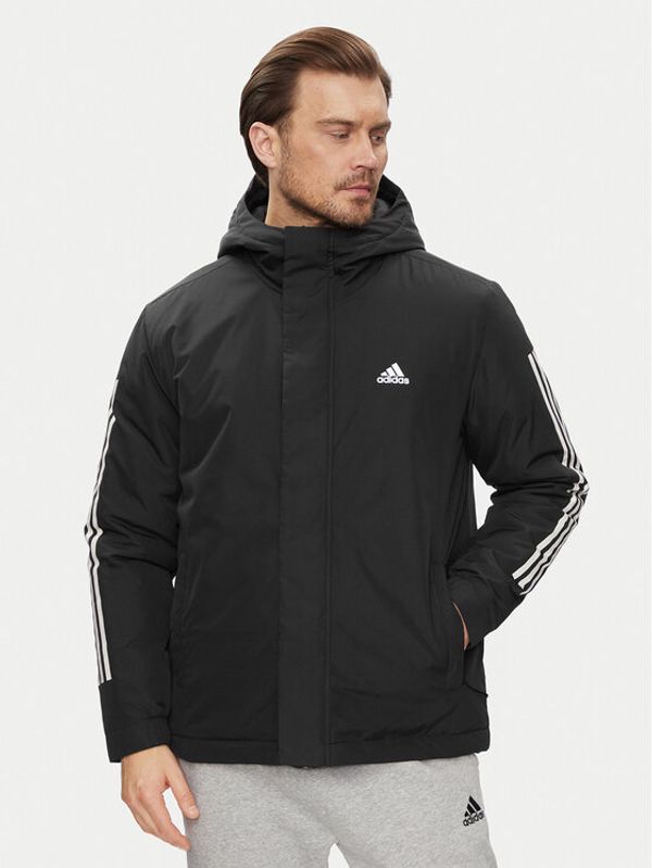 adidas adidas Prehodna jakna 3-Stripes IP2537 Črna Regular Fit