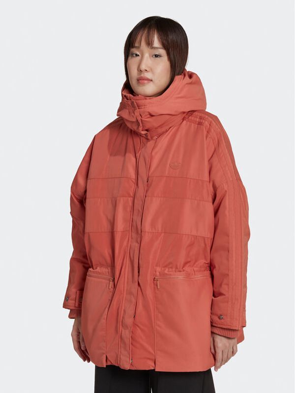 adidas adidas Prehodna jakna Parka HK5248 Oranžna Loose Fit