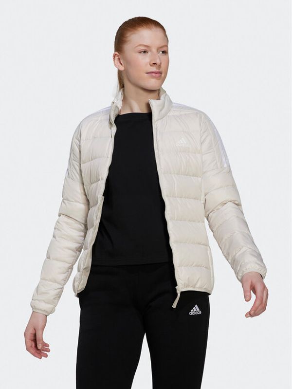 adidas adidas Puhovka Essentails Down HK4664 Écru Slim Fit