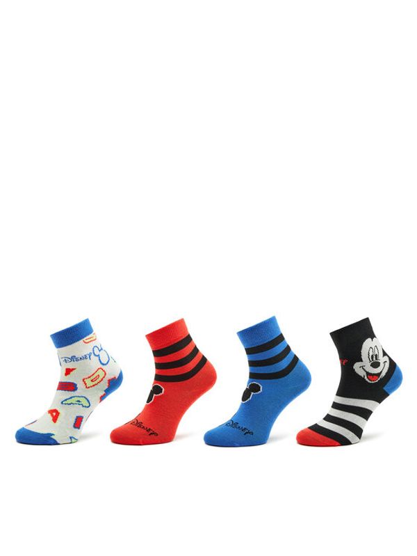 adidas adidas Set 3 parov otroških visokih nogavic Mickey Mouse Crew Socks 3 Pairs IB6776 Pisana