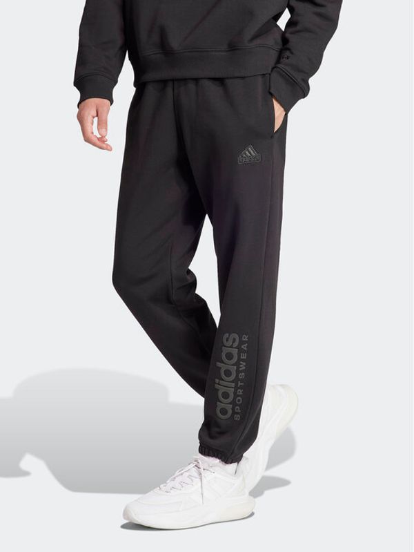 adidas adidas Spodnji del trenirke ALL SZN Fleece Graphic IW1201 Črna Regular Fit