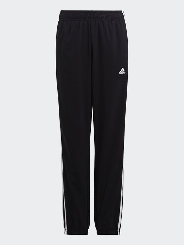 adidas adidas Spodnji del trenirke Essentials 3-Stripes Woven Tracksuit Bottoms HR6334 Črna Slim Fit