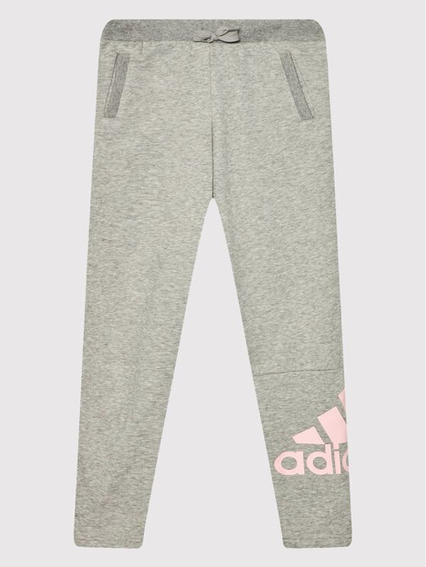 adidas adidas Spodnji del trenirke GS4284 Siva Regular Fit