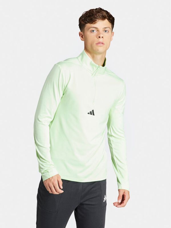 adidas adidas Športna jopa Workout IS3803 Zelena Slim Fit