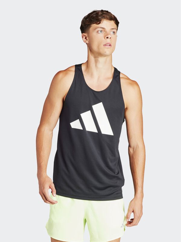 adidas adidas Športna majica Run It IL7233 Črna Slim Fit