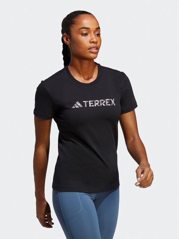 adidas adidas Športna majica Terrex Classic Logo T-Shirt HZ1392 Črna Regular Fit