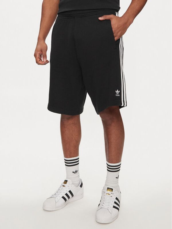 adidas adidas Športne kratke hlače adicolor 3-Stripes IU2337 Črna Regular Fit