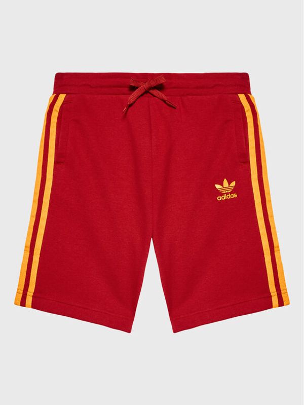 adidas adidas Športne kratke hlače adicolor HL9414 Rdeča Regular Fit