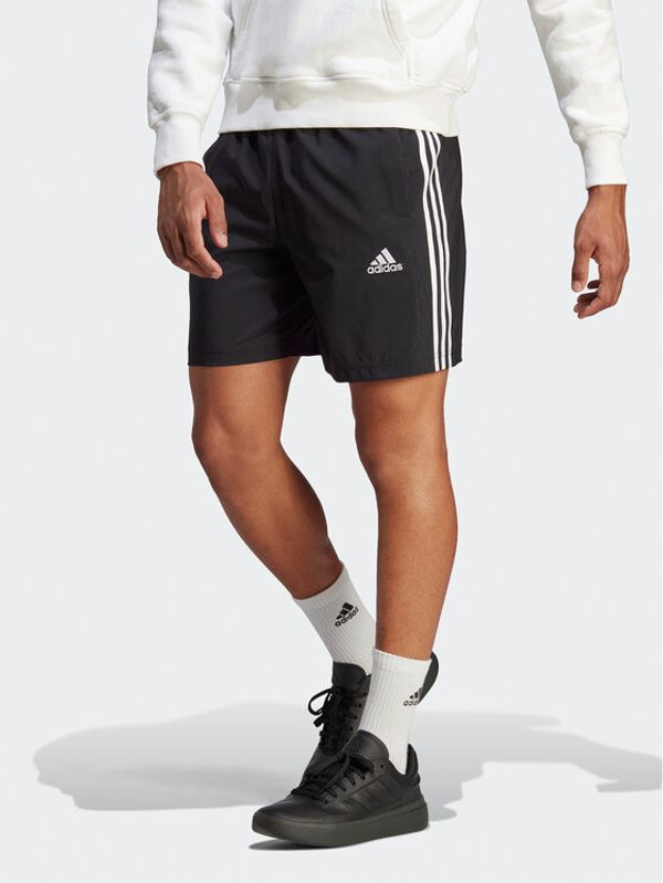 adidas adidas Športne kratke hlače AEROREADY Essentials Chelsea 3-Stripes Shorts IC1484 Črna Regular Fit