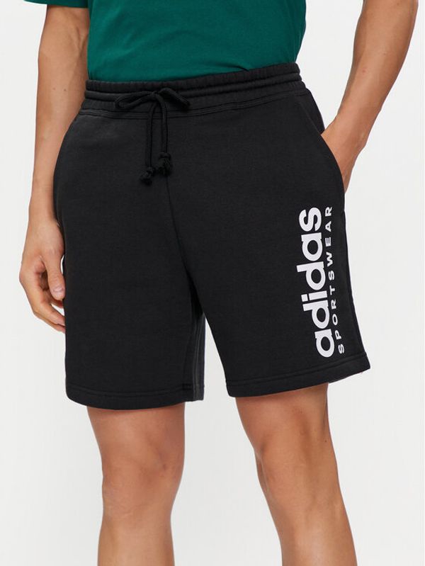 adidas adidas Športne kratke hlače All SZN Fleece Graphic Shorts IC9792 Črna Regular Fit