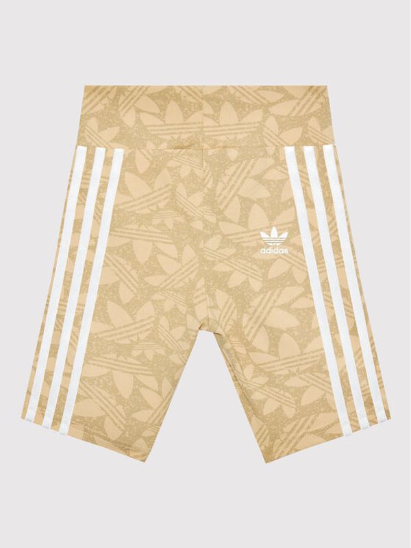 adidas adidas Športne kratke hlače Cycling HC7068 Bež Slim Fit